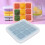Flexible Silicone Ice Cube Tray - Light Blue, 27ml, 130x130mm 4
