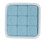 Flexible Silicone Ice Cube Tray - Light Blue, 27ml, 130x130mm 12