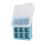 Flexible Silicone Ice Cube Tray - Light Blue, 27ml, 130x130mm 16