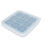 Flexible Silicone Ice Cube Tray - Light Blue, 27ml, 130x130mm 15
