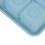 Flexible Silicone Ice Cube Tray - Light Blue, 27ml, 130x130mm 7
