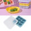 Flexible Silicone Ice Cube Tray - Light Blue, 27ml, 130x130mm 5