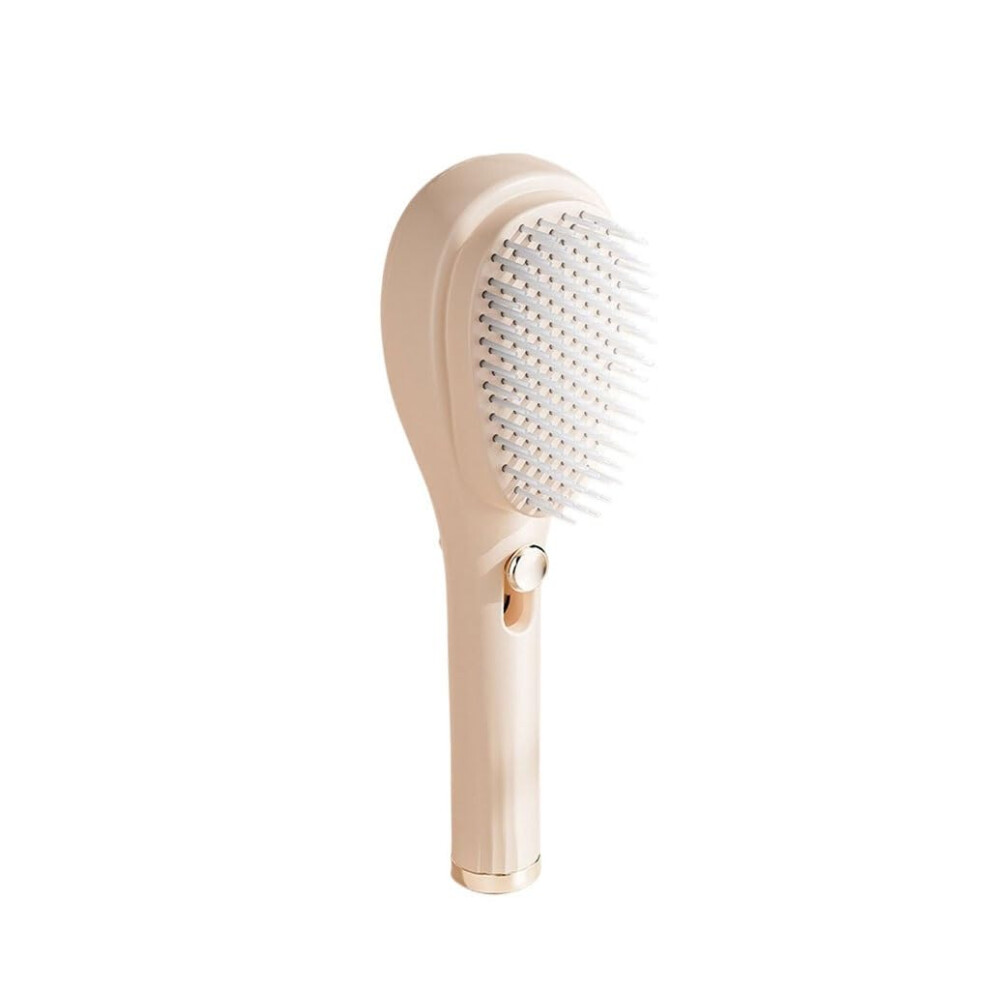 Unisex Hair Detangling Comb With Gentle Scalp Massage, Nordic Retractable Plastic For Wet And Dry Hair