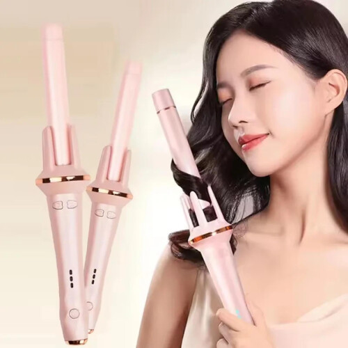 Professional Automatic Rotating Ceramic Curling Iron with Fast Heating and Adjustable Heat Settings 2