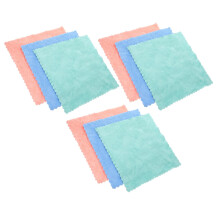 10pcs Microfiber Makeup Remover Cloths Soft Facial Cleansing Towels Fast Drying for Travel and Home