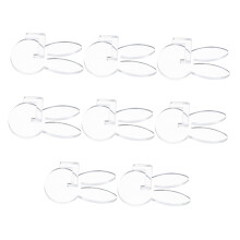 8pcs Magnetic Nail Art Practice Stand with Nail Tip Holders for Salon and Home Manicure Training