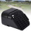 2x3 Inch Black Gutter Downspout Extension with Leaf Guard, Plastic 8