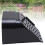 2x3 Inch Black Gutter Downspout Extension with Leaf Guard, Plastic 5