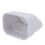 2x3 Inch White Plastic Gutter Downspout Extension and Leaf Guard 15