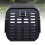 2x3 Inch Black Gutter Downspout Extension with Leaf Guard, Plastic 9