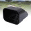 2x3 Inch Black Gutter Downspout Extension with Leaf Guard, Plastic 4