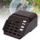 Gutter Downspout Connector & Filter Guard for 3X4 in Brown Plastic 5