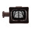 Weatherproof Plastic Downspout Filter Adapter for 3in/4in Drainpipe Brown 9