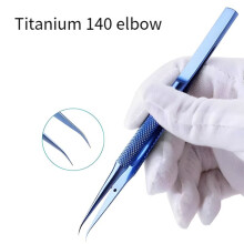 2 STÜCKE Pinzette Aus Titanlegierung Professionelle Reparatur Fingerabdruck Fly  Telefon Motherboard Antimagnetische Elektronik Pinzette