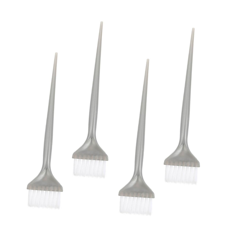4pcs Hair Dye Brush Set with Soft Flexible Bristles for Precise Color Application Salon and Home Use