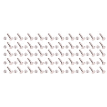50 Sets M3.5 Stainless Steel Screw Rivets 4.5x18x9mm Flat Head