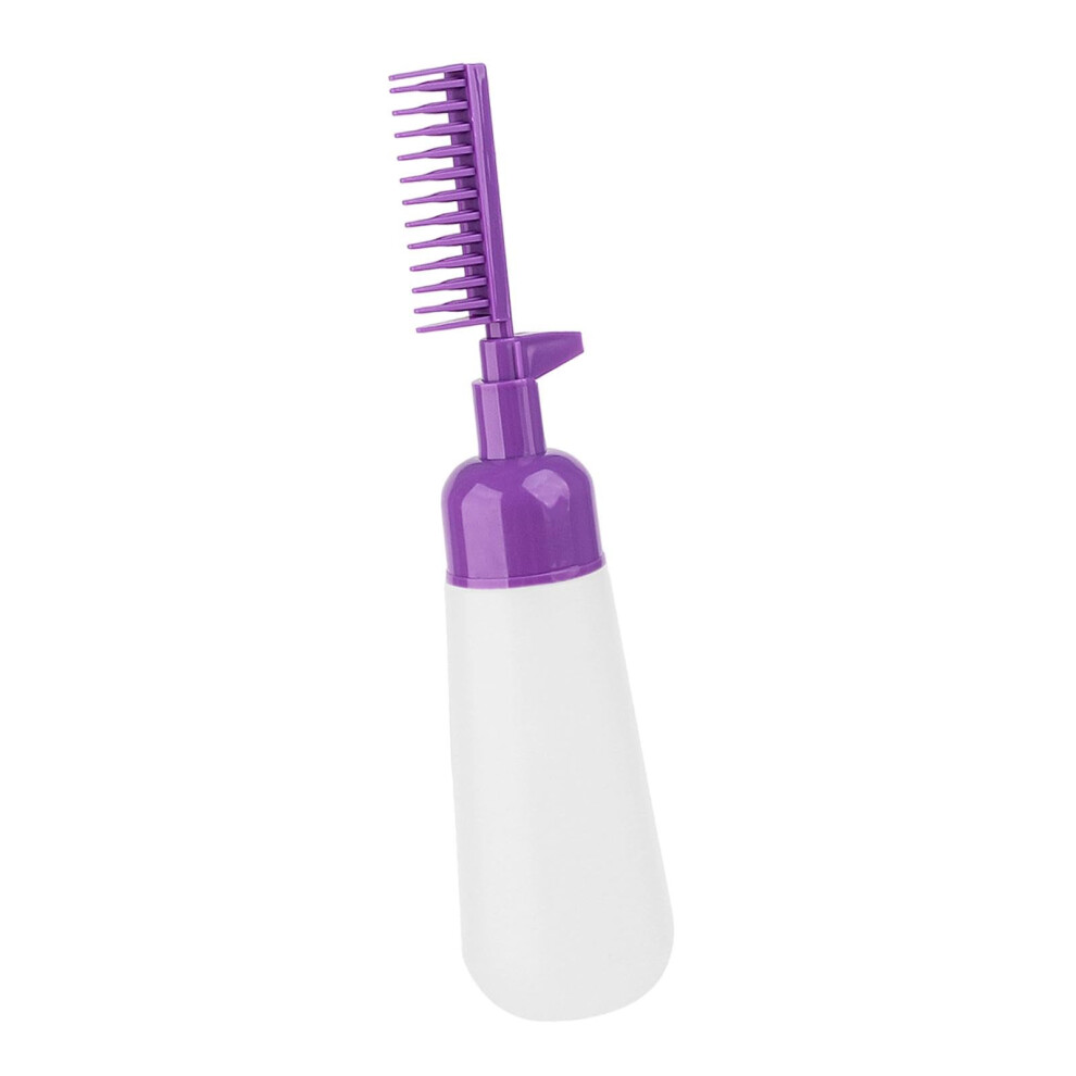 Hair Dye Applicator Bottle with Comb, 160ml Violet, Easy Dye Application, LeakProof Cap