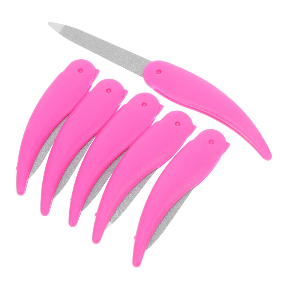 Foldable DoubleSided Nail File Set, Compact Manicure and Pedicure Tool for Travel