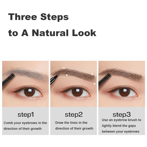 Waterproof Microblading Eyebrow Pencil with Microfine Tip, LongLasting Smudge (#02) 1
