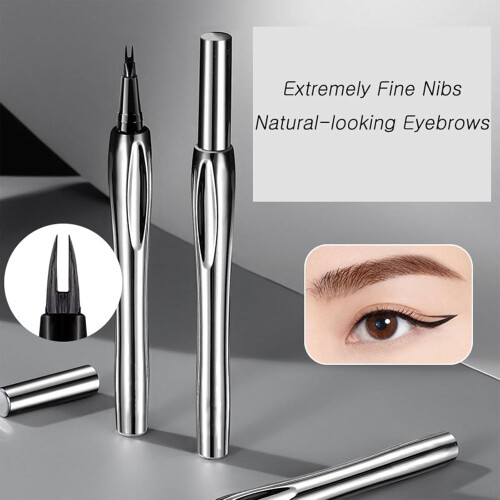 Waterproof Microblading Eyebrow Pencil with Microfine Tip, LongLasting Smudge (#02) 2