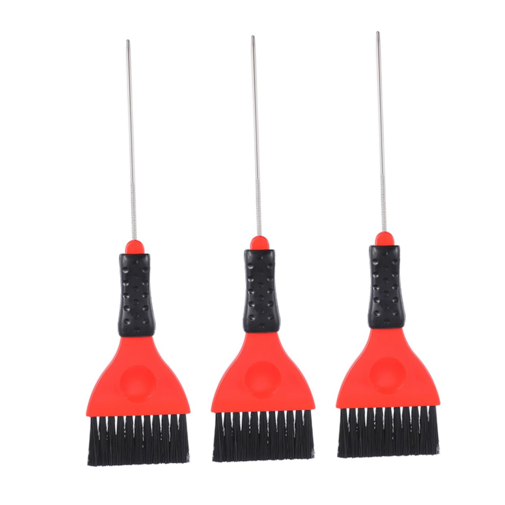 3pcs Hair Dye Brush Set with Lightweight Hair Coloring Tools for Smooth Precise Application