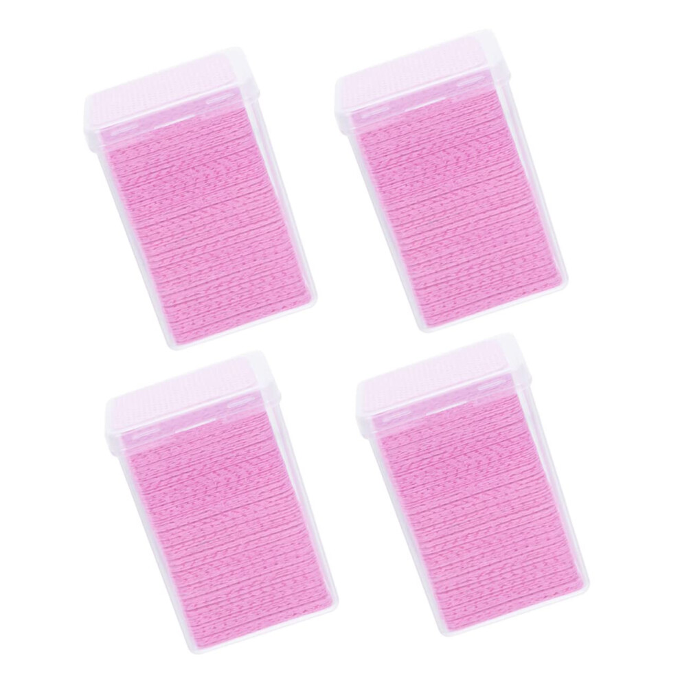Eyelash Glue Remover Pads Lint Cotton Wipes for Professional Eyelash Extension Cleaning