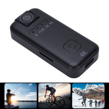 4K Ultra HD Portable Sport DV Camera Water Proof 180 Rotatable Lens