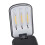 Rainproof Solar Wall Light with Remote, 800mAh, 84x44x144mm 12