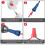 4Pcs Wire Twister Tool for Drill,Wire Nut Twister Wire Stripper Tool Connector Driver,Cable Quick Stripping Tools 4