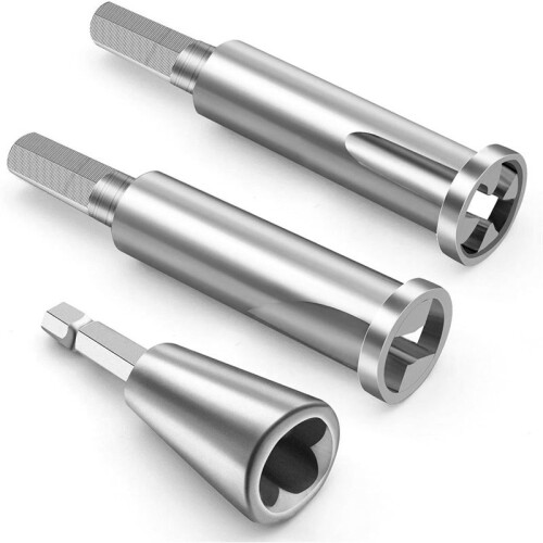 4Pcs Wire Twister Tool for Drill,Wire Nut Twister Wire Stripper Tool Connector Driver,Cable Quick Stripping Tools