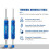 Pin Extractor Tool for  .062in & .093in Pin and Socket Connectors, 2PCS Tube Type Ejector Rod Insertion Tools 2