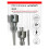 DN15 DN20 Pipe Threading Tool Hex Shank Die Internal External Threads 1/2&3/4 Water Pipes PPR PVC 5