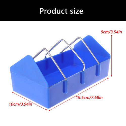 Cage Mounted Feeders for Small Poultry Thick Shatterproof 2