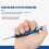 Pin Extractor Tool for  .062in & .093in Pin and Socket Connectors, 2PCS Tube Type Ejector Rod Insertion Tools 4