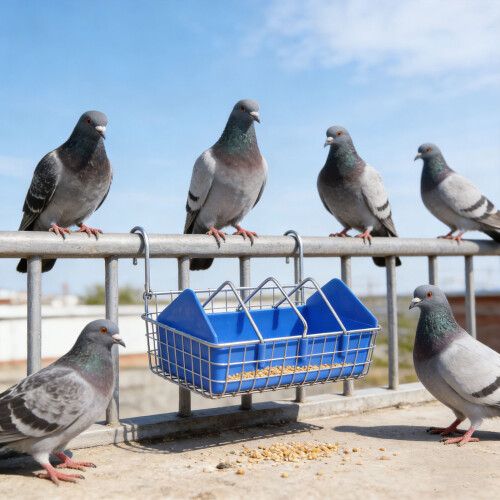 Cage Mounted Feeders for Small Poultry Thick Shatterproof 1