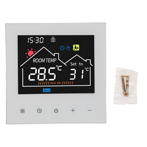 Programmierbarer Smart Thermostat 86x86mm 240g LCD 2