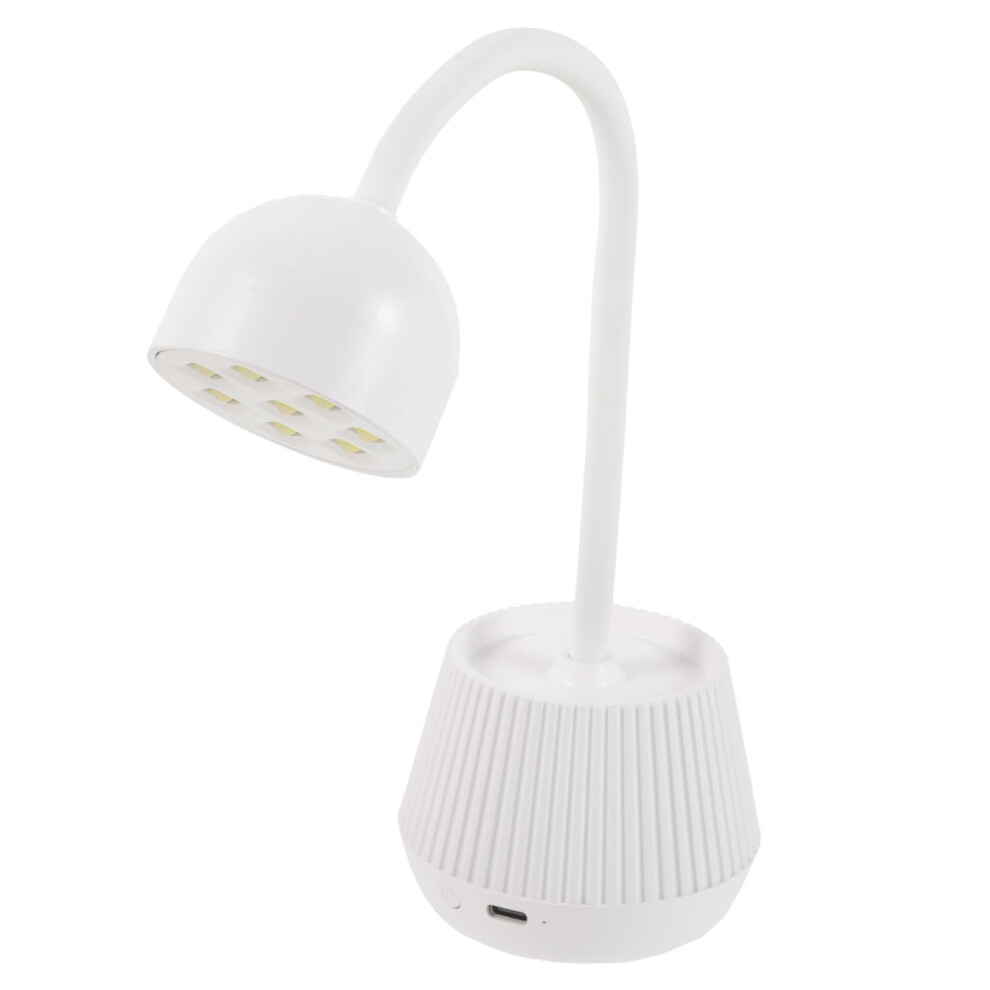 Light Gel Nail Led Lamp With Adjustable Gooseneck For Fast Gel Curing, Home And Salon Nail Dryer