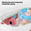 Dinosaurier Baby-Badthermometer Echtzeit Rot 7