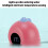 Dinosaurier Baby-Badthermometer Echtzeit Rot 4
