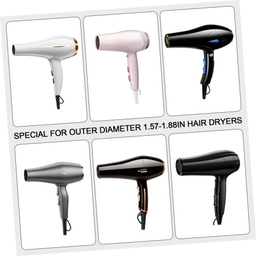 2 Pack Hair Dryer Nozzle and Diffuser for Straight Hair Styling with Precise Airflow Control 1