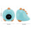 Dinosaurier Baby Badethermometer Echtzeit Blau 2