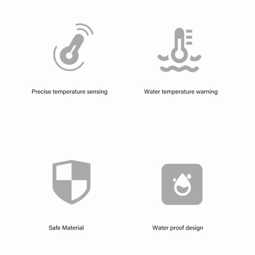 Dinosaurier Baby Badethermometer Echtzeit Blau 2