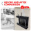 Acrylic Wall Mount Straw Holder with Drainage, Black, Reusable 5