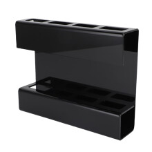 Wandhalterung für Strohhalme - Acryl, Schwarz, 300,00 g