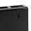 Acrylic Wall Mount Straw Holder with Drainage, Black, Reusable 6