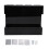 Acrylic Wall Mount Straw Holder with Drainage, Black, Reusable 3