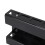 Acrylic Wall Mount Straw Holder with Drainage, Black, Reusable 11
