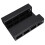 Acrylic Wall Mount Straw Holder with Drainage, Black, Reusable 13