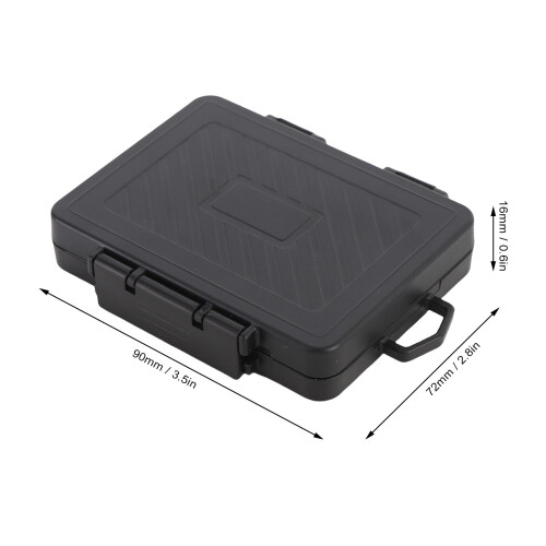 Waterproof Memory Card Storage Box for 8 SD, 14 Micro SD & 2 Nano SIMs 1