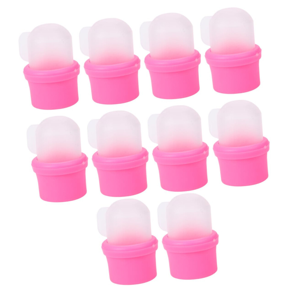 Gel Nail Polish Remover Clips 10pcs Reusable Nail Soaker Caps for Easy Manicure Removal